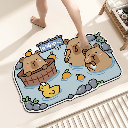 【天猫浴室地垫趋势新品】硅藻泥
