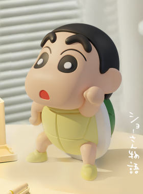 蜡笔小新桌面摆件入户玄关电视柜台面周边手办装饰品乔迁开业礼物