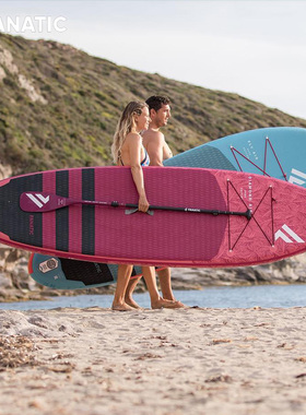 FANATIC长途巡航桨板充气浆板sup划水冲浪滑站立式无动力水翼板