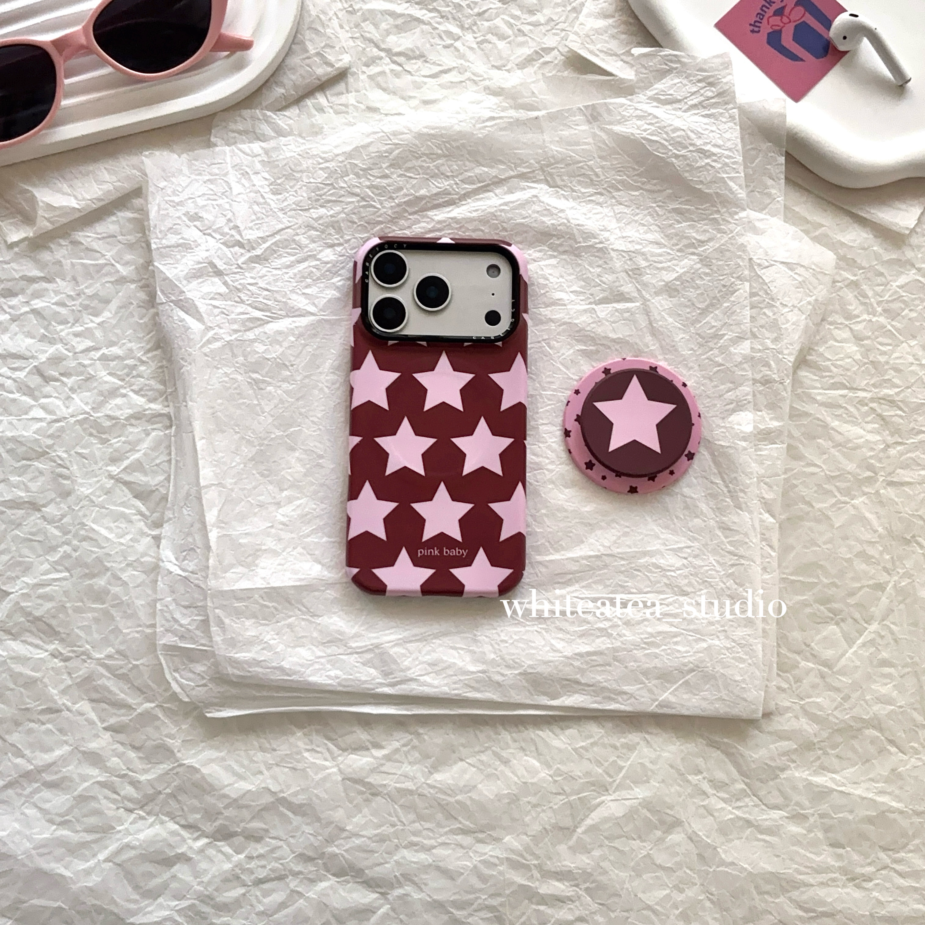 盐白茶ins秋冬简约手机壳