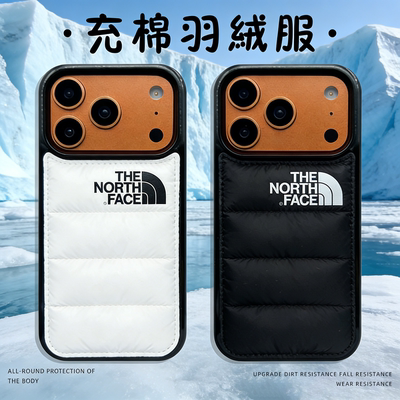 羽绒服手机壳冬季保暖防摔气囊