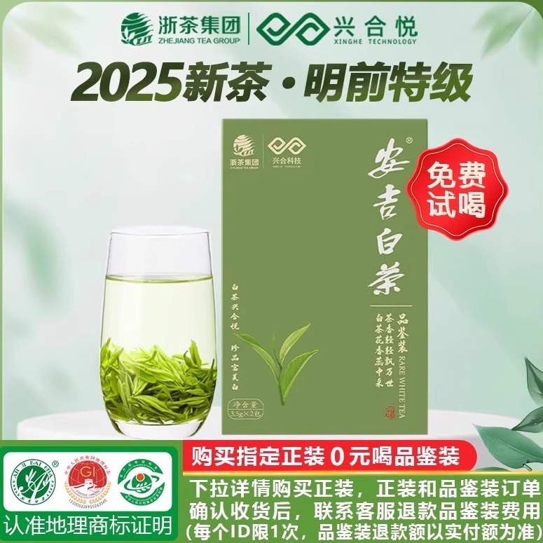 明前特级安吉白茶绿茶