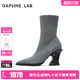 DAPHNELAB达芙妮无糖飞织袜靴3D打印高跟袜靴复古高跟靴