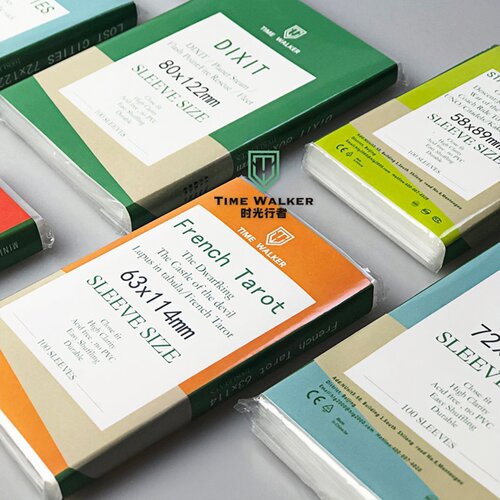 TW进口CPP 全尺寸桌游卡套 卡牌牌套 鬼镇 FFG 万智 球星卡 100张