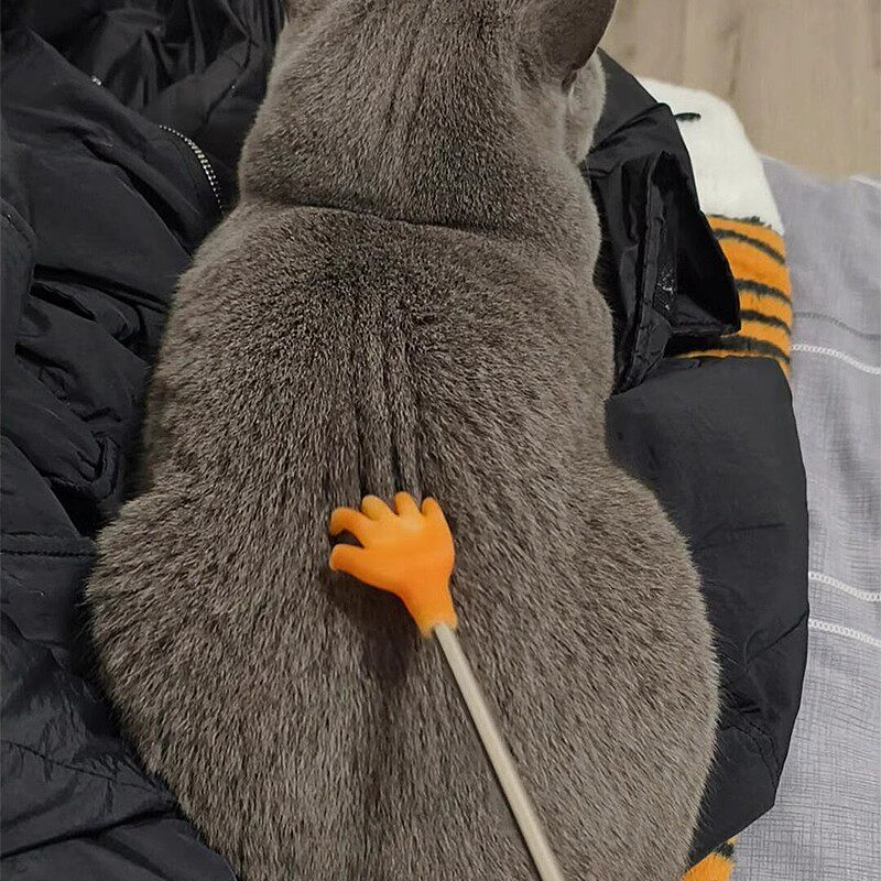 挠痒痒逗猫棒宠物梦中情棍长杆猫狗自嗨解闷神器质量好的玩具梳子
