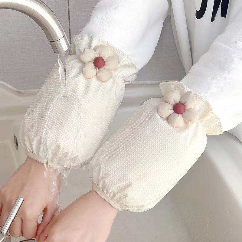 秋冬2026新款新款袖套女长款套袖男工作护袖羽绒服防脏高颜值袖头