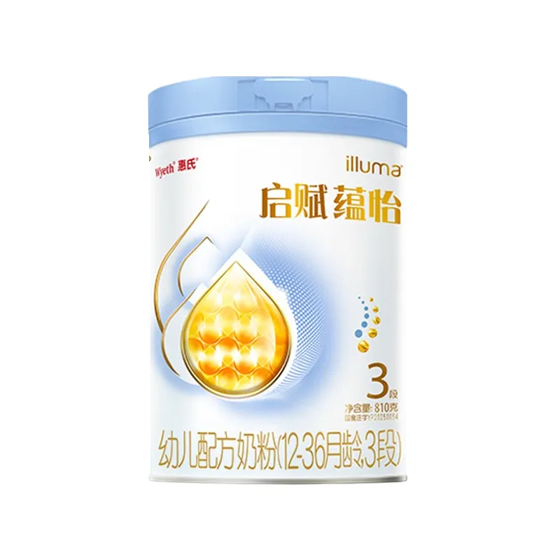 惠氏启赋蕴怡3段810g较大婴儿配方牛奶粉新国标12-36月龄
