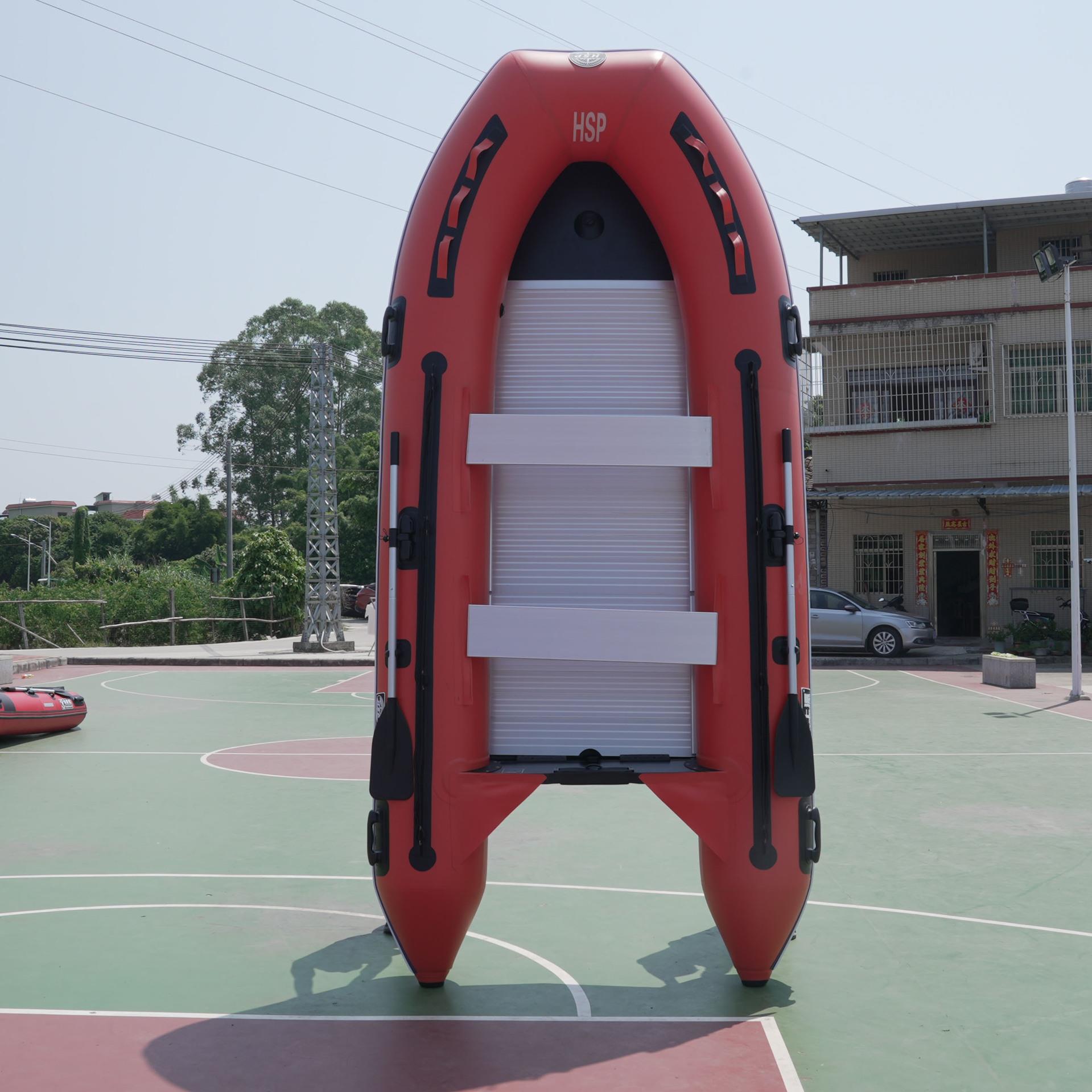 源头厂家加厚防汛橡皮艇HSP300救援冲锋舟现货防汛充气船