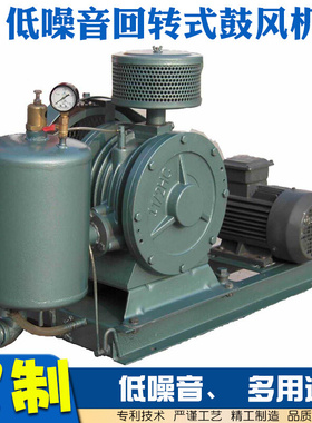 回转风机HC401/601回转式鼓风机污水处理曝气低噪音气源增氧风机