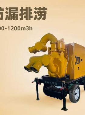 柴油机水泵机组2001500立方移动泵车自吸泵排涝防汛市政排水泵