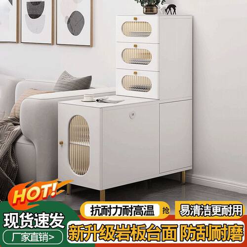 沙发边柜茶桌客厅轻奢高级感侧边柜沙发旁置物架桌子可移动边几桌