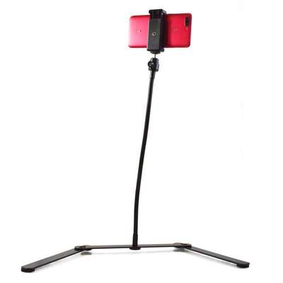 手机直播架软管翻拍架美食手工手机直播支架抖音快手桌面俯拍架