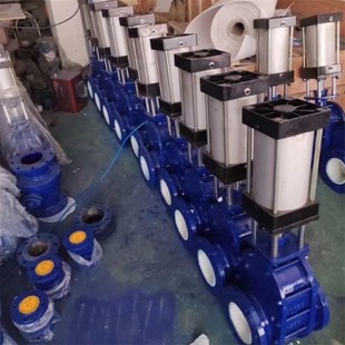 气动陶瓷双闸板阀 DN400 铜川市厂家Z644TC 10P