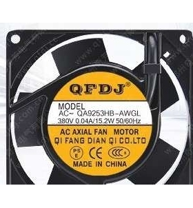 QFDJ AC380V QA9253HB-AWGL 机箱机柜散热轴流风机