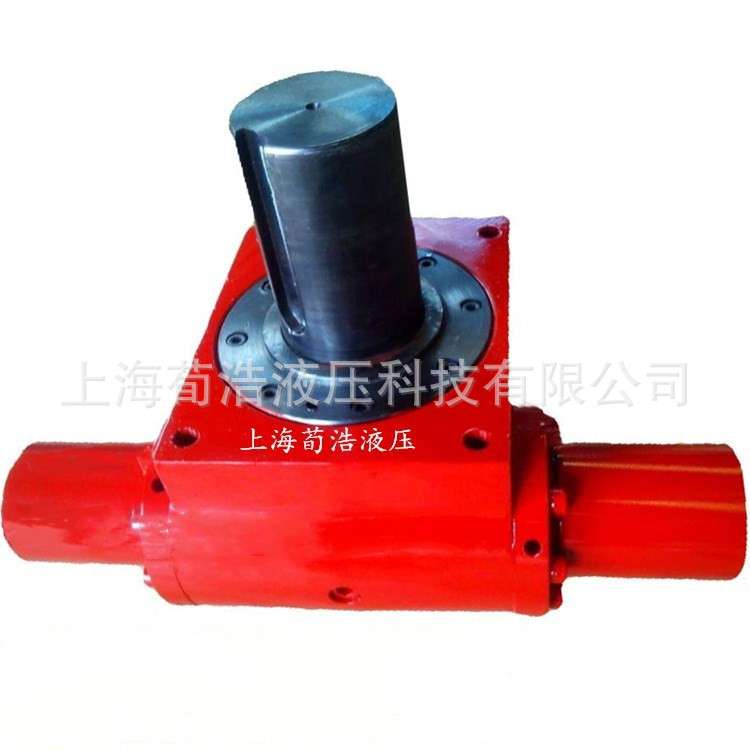 销售法兰式单齿条旋转液压缸大扭矩力齿轮齿条摆动油缸