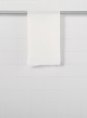 泡沫柔和浴巾洗澡柔软F6S5002白色/约25ｘ90ｃｍ