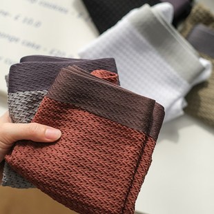 男款 内裤 冰丝四角裤 平角男生短裤 维姆工作室 头夏季 网孔提花男士