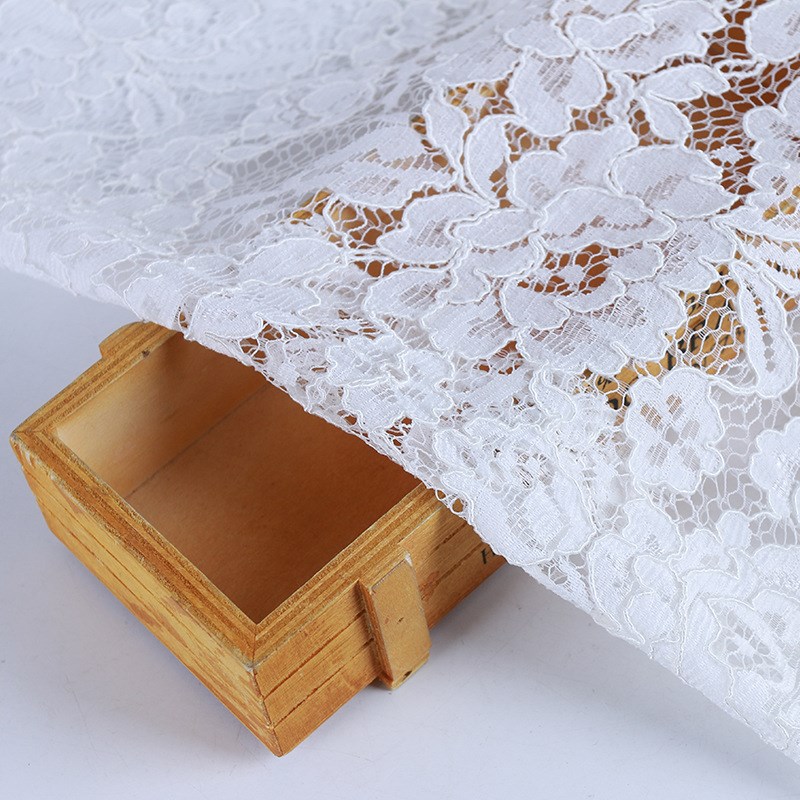 锦棉股线蕾丝布料纱裙蓬蓬裙童装裙子婚纱礼服面料夏季镂空服装布