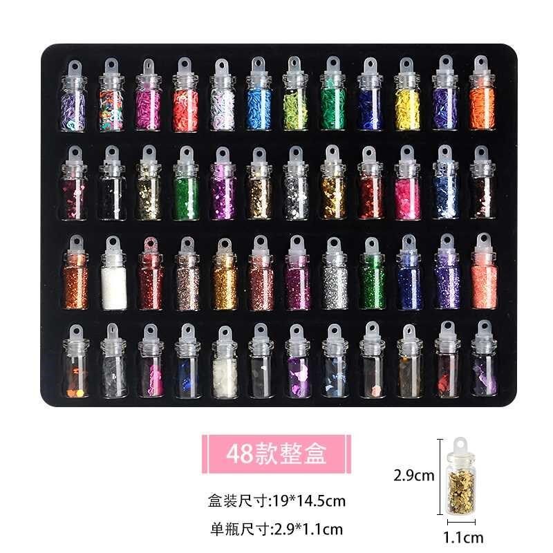 画画玩具闪粉儿童银光粉手工贴片制作金葱粉散粉高光粉亮粉绘画