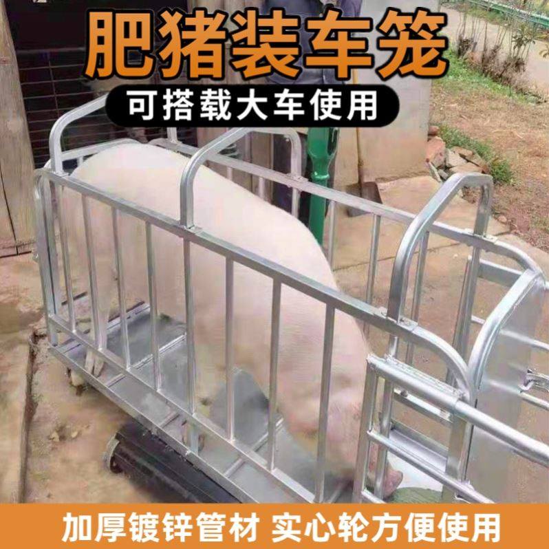 猪笼子猪场用卖猪笼装猪笼称猪笼小猪转运车肥母猪上车神器抓猪笼
