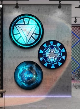 科技感挂画办公室墙面装饰互联网aiG智能公司过道背景墙壁画企业