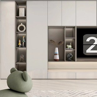 高档轻奢电视柜摆件客厅壁橱酒柜办公室高端上档次书架书房装饰品