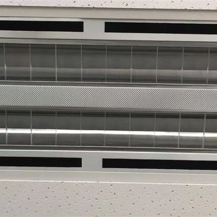 中央空调长条灯t5日光灯出风口格栅反射灯盘led嵌入式天花教室灯