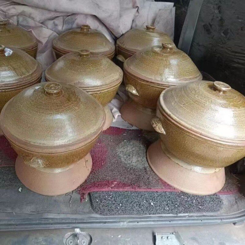 土陶老式蒸笼陶瓷蒸锅蒸肉锅