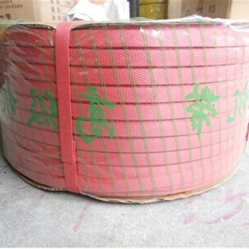 厂家半自动打包带机用pp料热熔黄色捆扎带纸箱编织包装带彩色带