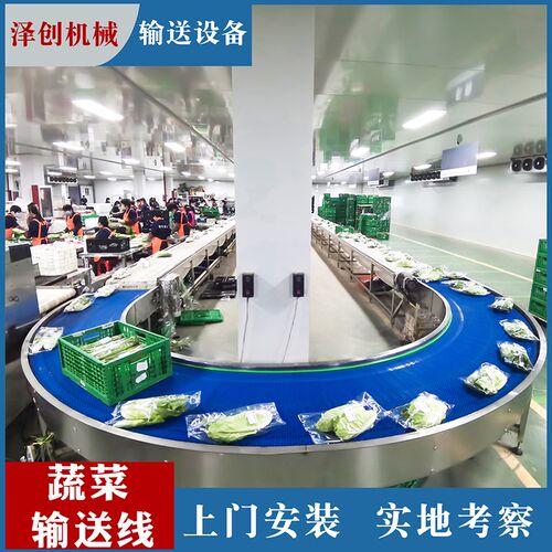 瓜果蔬菜农产品食品加工设备全自动分拣打包装输送生产皮带流水线