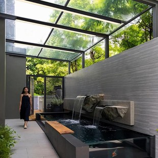 玻璃阳光房专用灯入户LED长条户外家用阳台吸顶灯露天屋檐雨棚灯