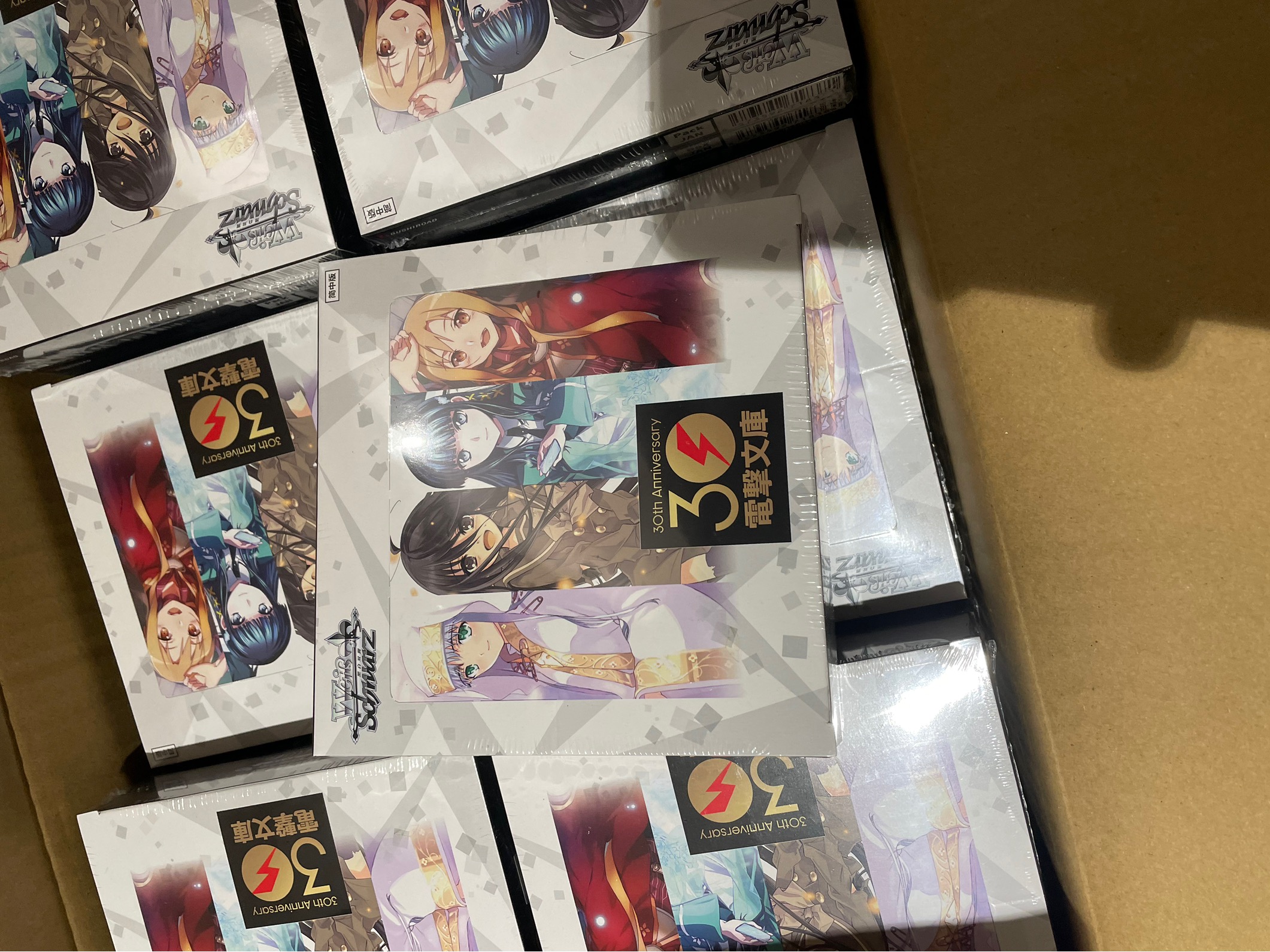 ws简中 电击文库30周年补充包原盒wsc黑白双翼刀剑神域俺妹二次元