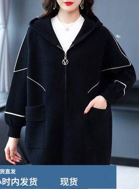 大码双麵戎大衣女宽松休
