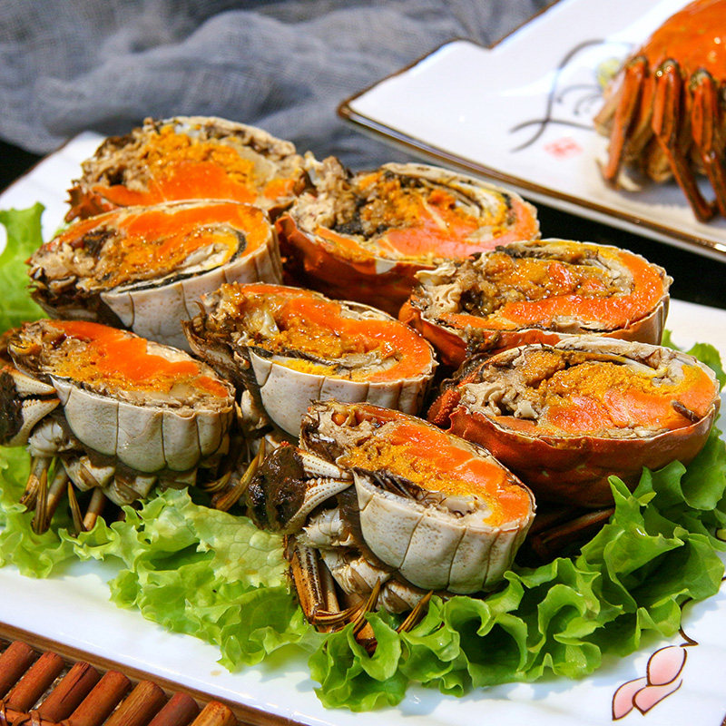 金沐运澄严选花雕熟醉蟹熟大闸蟹全母2.5两 8只