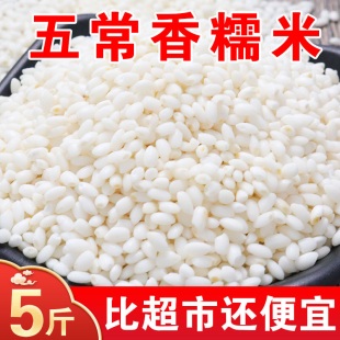 5斤五常新鲜圆糯米新米东北农家江米酿酒黏粘大米包粽子米3 10斤