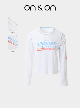 ON＆ON/安乃安2026春季新款时尚百搭简约休闲舒适针织上衣长袖T恤