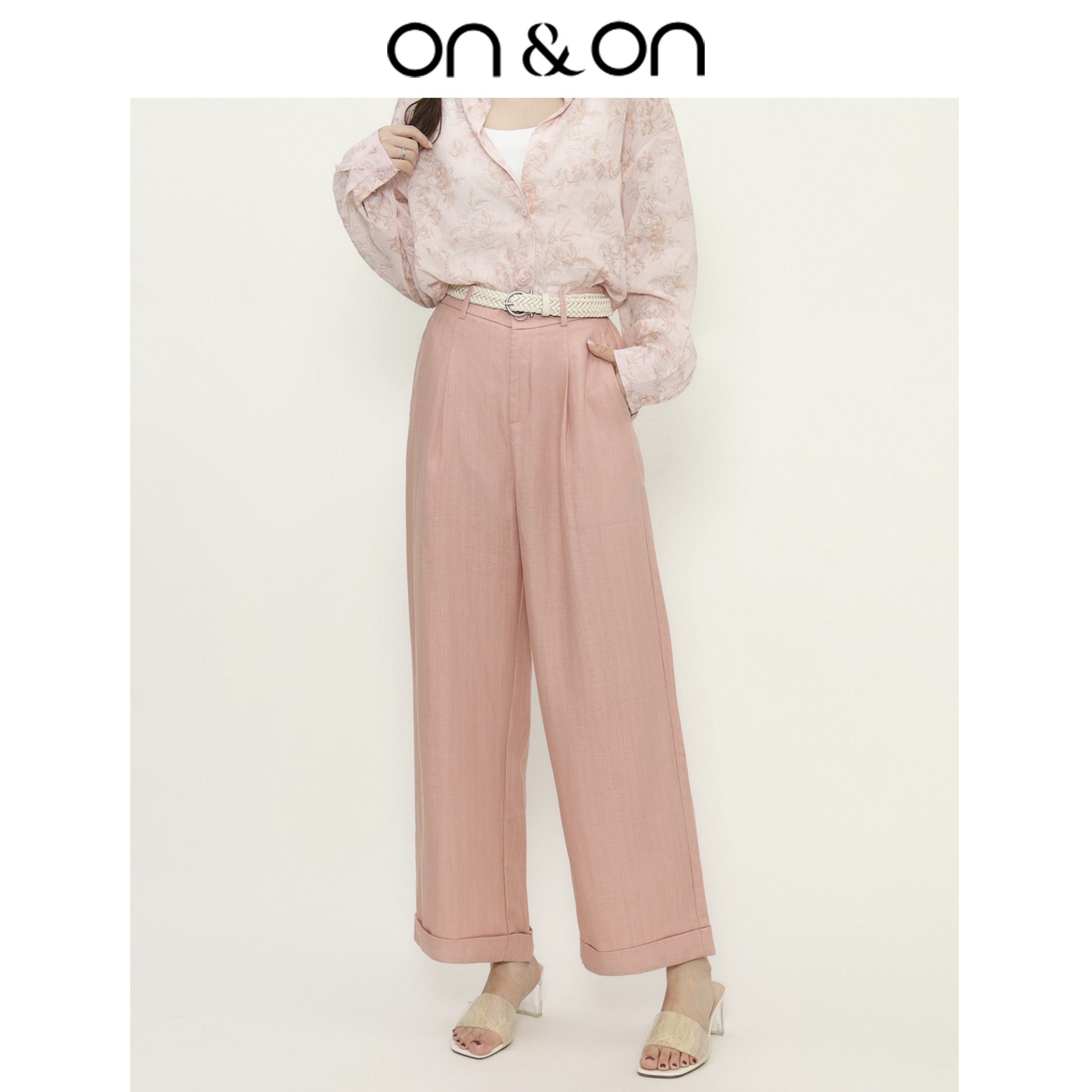 ON＆ON/安乃安2026春季新款亚麻休闲通勤轻薄透气直筒薄款九分裤,女装/女士精品,休闲裤,淘宝优惠券,粉丝福利购,淘宝优惠卷