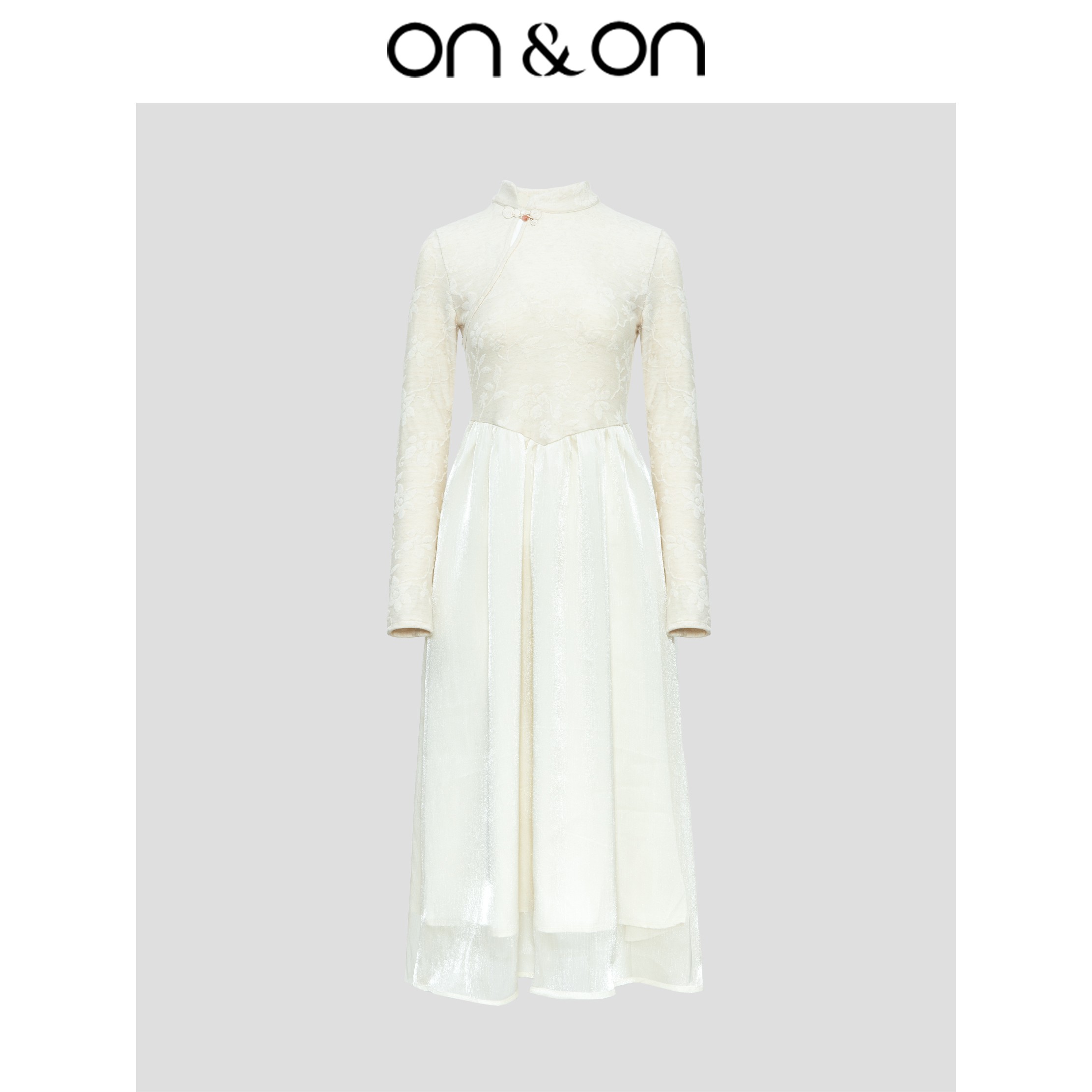 新中式A型盘扣气质显瘦连衣裙