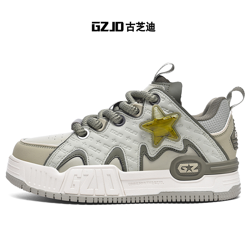 GZJD/古芝迪原创情侣板鞋男女同款2025秋季新款时尚休闲运动潮鞋