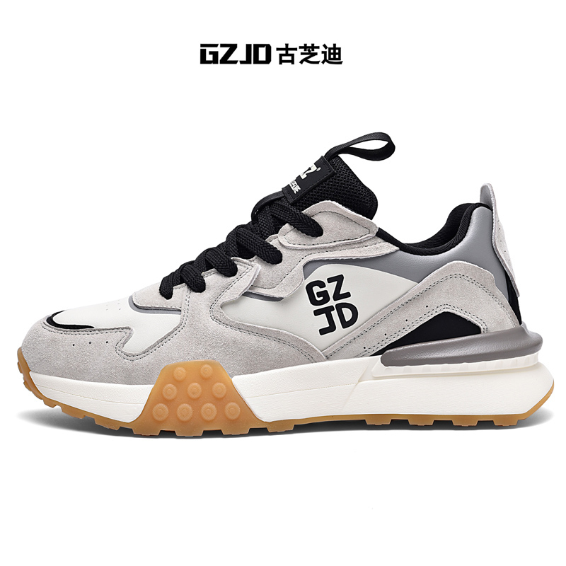 GZJD/古芝迪四季新款防滑耐磨老爹鞋男士运动休闲鞋网红爆款男鞋