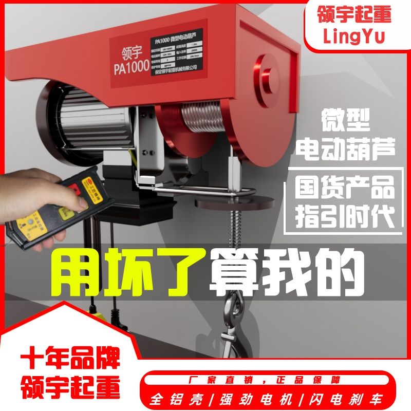 微型电动葫芦无线遥控款2