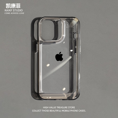 2025新款适用苹果15promax的透明手机壳iPhone16时尚高级感14plus全包14pro超火13简约12网红女11男17爆款Air