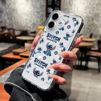 适用苹果17卡通女款手机壳满屏史迪仔iPhone17promax新款16高级感15全包14pro防摔14plus超火13超火12透明Air