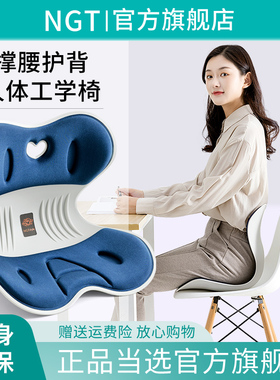 NGT护腰坐垫腰部靠垫车载坐垫靠背垫办公室久坐不累人体工学椅