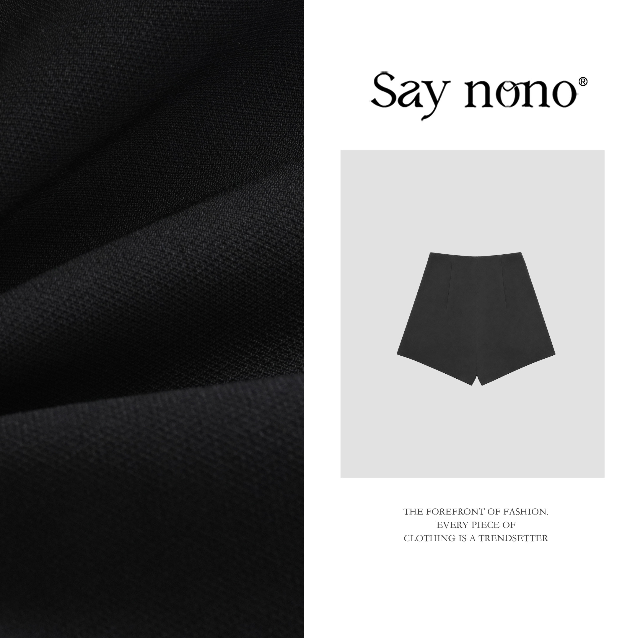 懒猫nono/Saynono显瘦A字短裤女冬款外穿修身微弹力热裤GF90302ZY