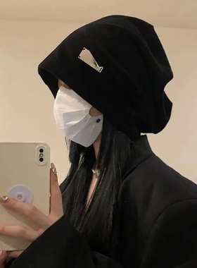慵懒风大头围堆堆帽子女秋冬季韩版时尚堆堆帽堆堆帽VVL