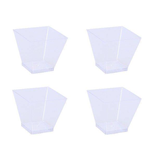 极速Cups Dessert Cup Square PlaBstic For Parfait  Tazze Part