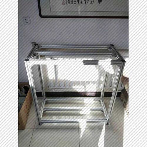 新品新合b金框架展柜型材定制s橱柜厨房挂墙门窗材料4080铝合厨柜