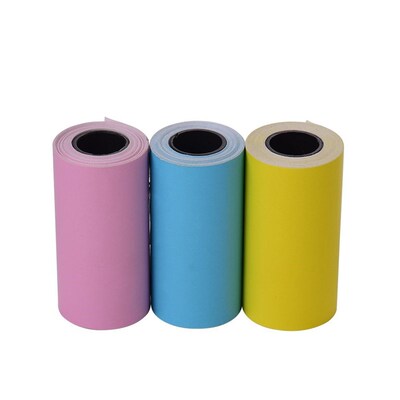 新品Color Sticker Paper Rovll Direct Thermal Printer Paper w