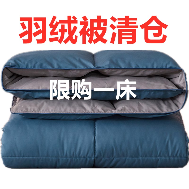 极速羽绒被95白鹅绒被子羽绒被芯春秋被夏被褥单人学生.双人四季